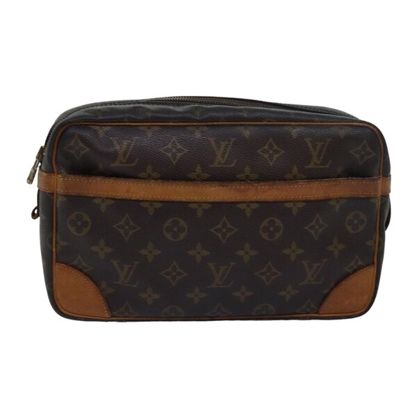 LOUIS VUITTON Monogram Compiegne 28 Clutch Bag - Picture 12 of 14